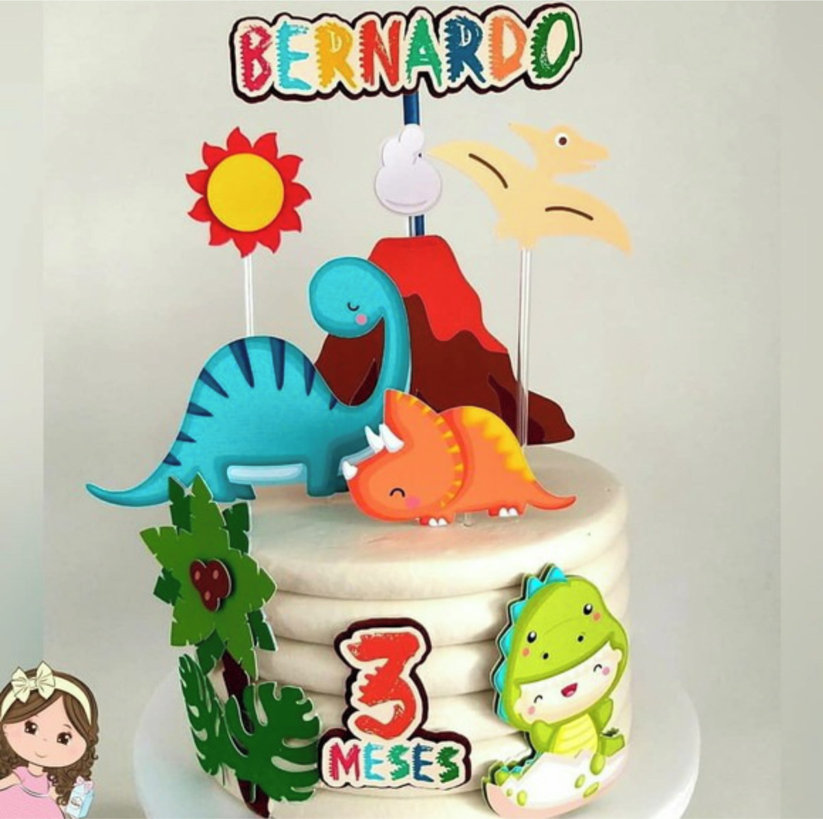 ARQUIVO DE CORTE TOPO DE BOLO DINOSSAURO #2 COMPRE 1 LEVE 5