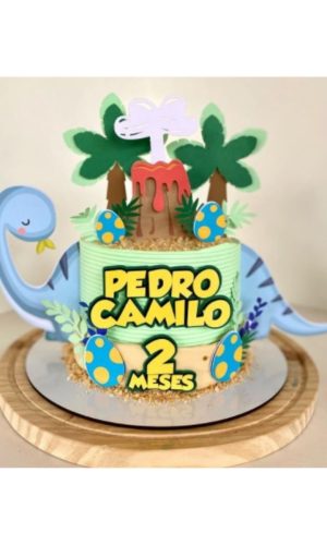 ARQUIVO DE CORTE TOPO DE BOLO DINOSSAURO