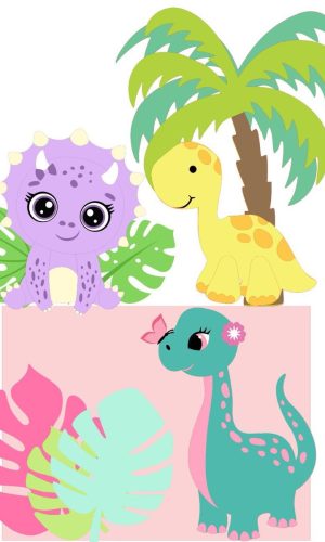 ARQUIVO DE CORTE TOPO DE BOLO Dinossauro baby