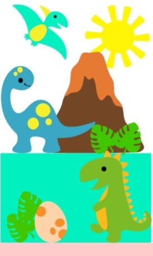 Arquivo de corte Topo de Bolo Dinossauro CAMADA STUDIO #2039
