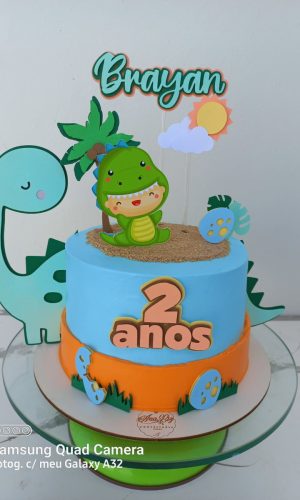 Arquivo De Corte Topo De Bolo Dinossauro Escondido