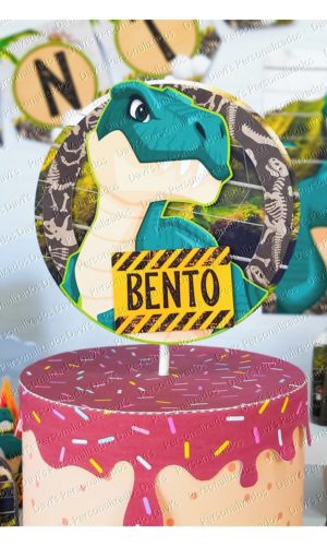 ARQUIVO DE CORTE TOPO DE BOLO DINOSSAURO