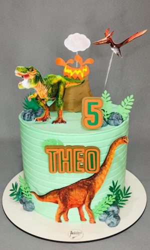 Arquivo de corte topo de bolo Dinossauro