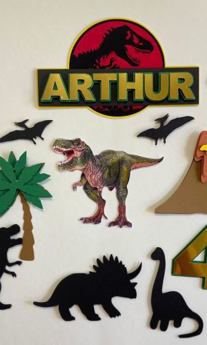 Arquivo de Corte Topo de Bolo Dinossauros