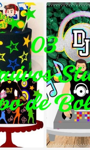 Arquivo de Corte Topo de Bolo - Dj