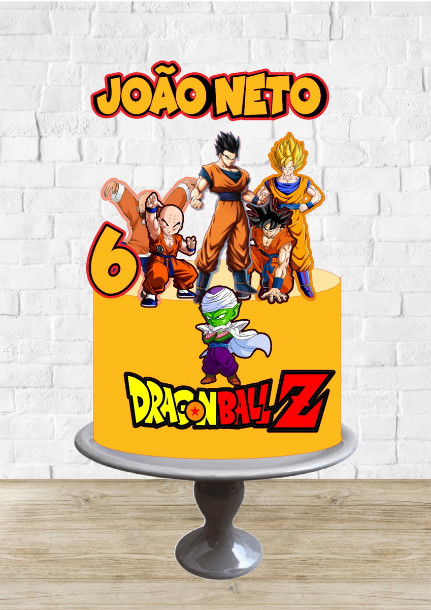 Arquivo de Corte Topo de Bolo Dragonball Z