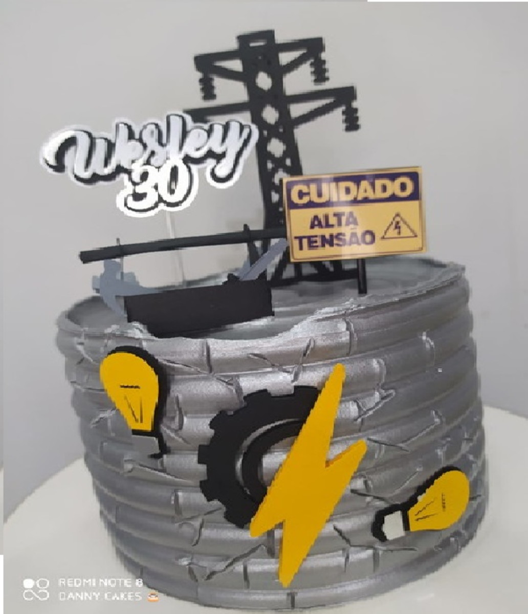 Arquivo de Corte Topo de Bolo Eletricista