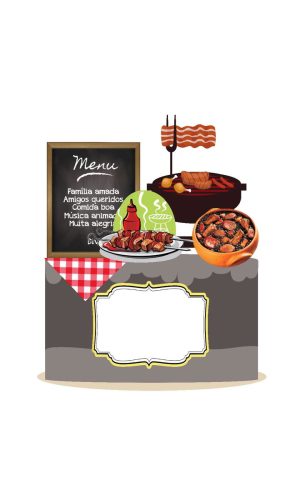 Arquivo De Corte Topo De Bolo Feijoada