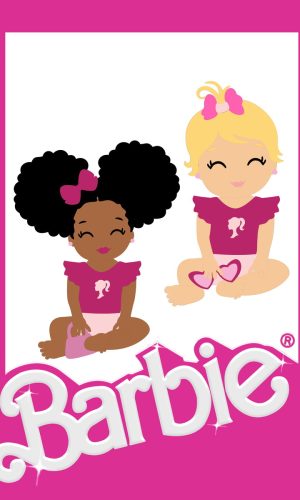 Arquivo de Corte Topo de Bolo Festa Barbie