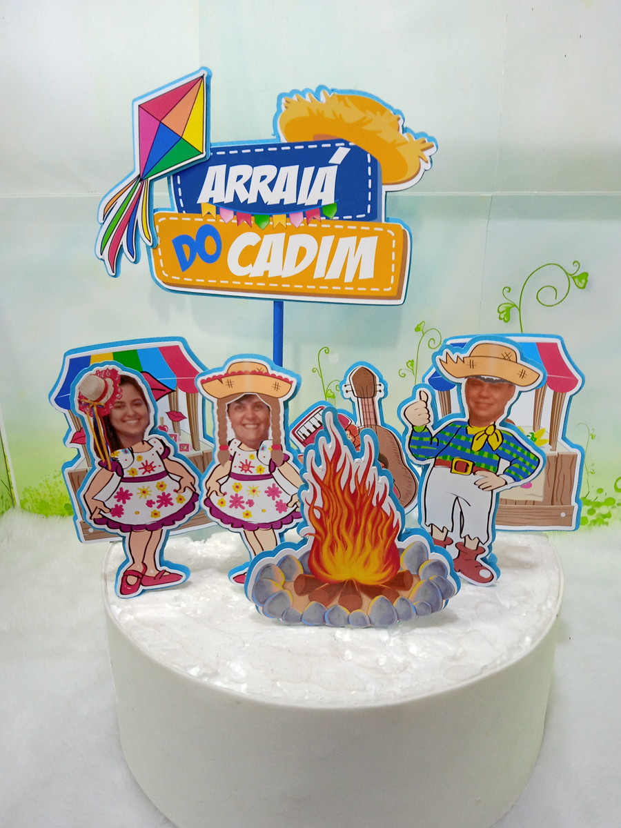 Arquivo de Corte Topo de Bolo Festa Junina 13 (Studio)