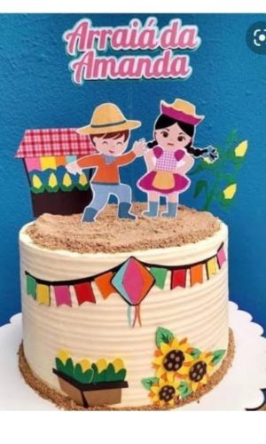 Arquivo de corte topo de bolo festa junina