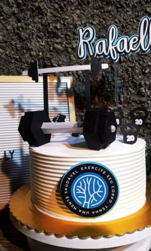 Arquivo de corte topo de bolo fitness