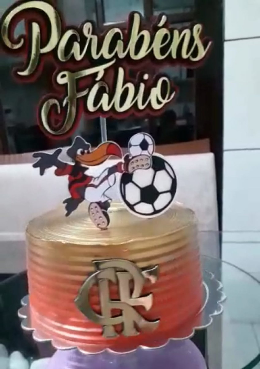 10 Arquivos Por R$ 10,00 Topo de Bolo Flamengo - Imagem 2