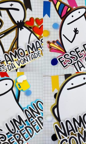 Arquivo De Corte Topo De Bolo Flork 001