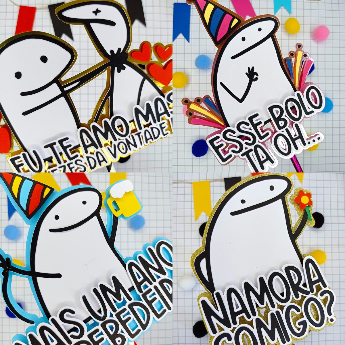 Arquivo De Corte Topo De Bolo Flork 001