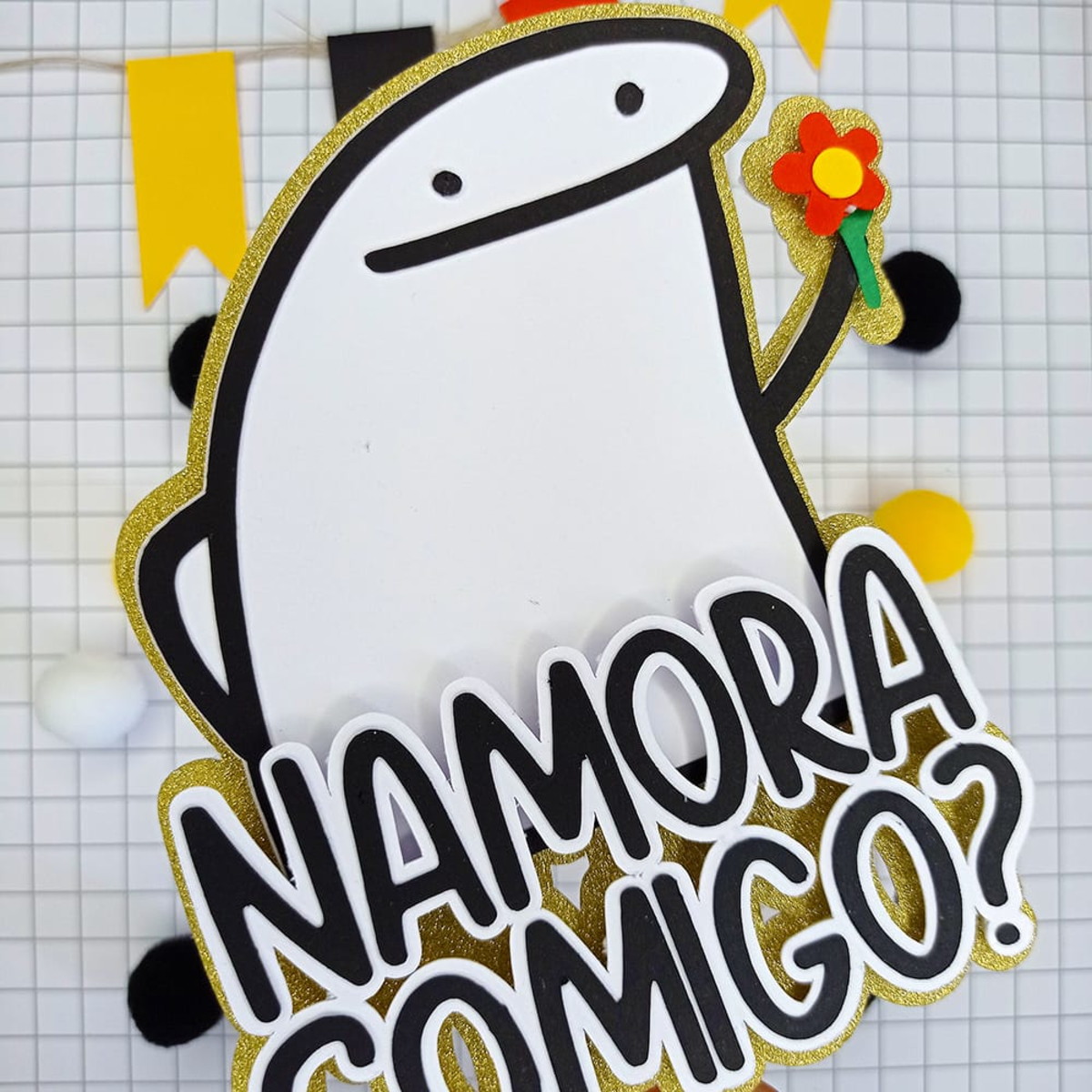Arquivo De Corte Topo De Bolo Flork 001 - Imagem 4