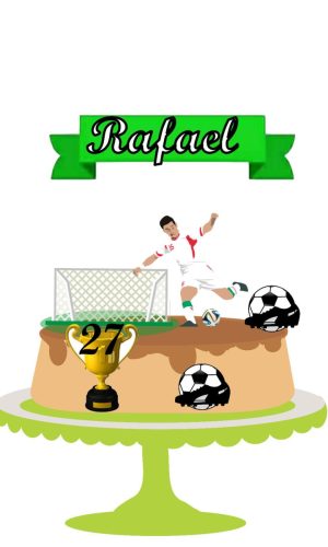 Arquivo de corte Topo de Bolo Futebol 01