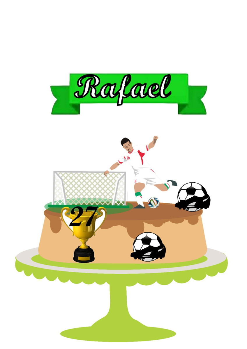 Arquivo de corte Topo de Bolo Futebol 01