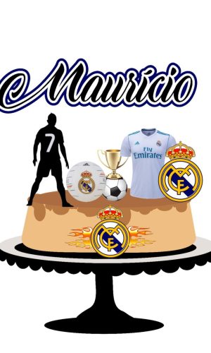 Arquivo de corte Topo de Bolo Futebol 04