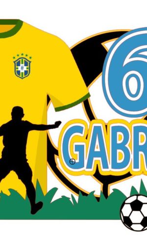 Arquivo de Corte Topo de Bolo Futebol