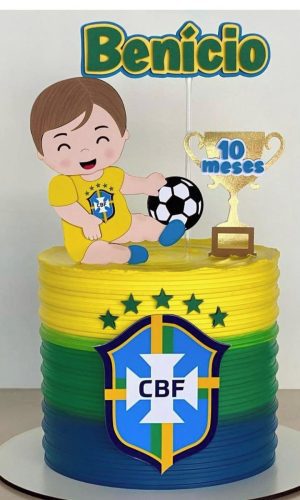 Arquivo de Corte Topo de Bolo Futebol Copa do Mundo