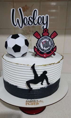 Arquivo De Corte Topo De Bolo Futebol