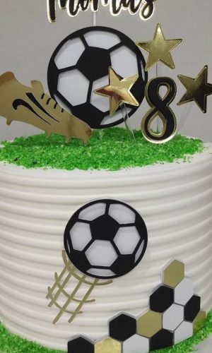 Arquivo de Corte Topo de Bolo Futebol