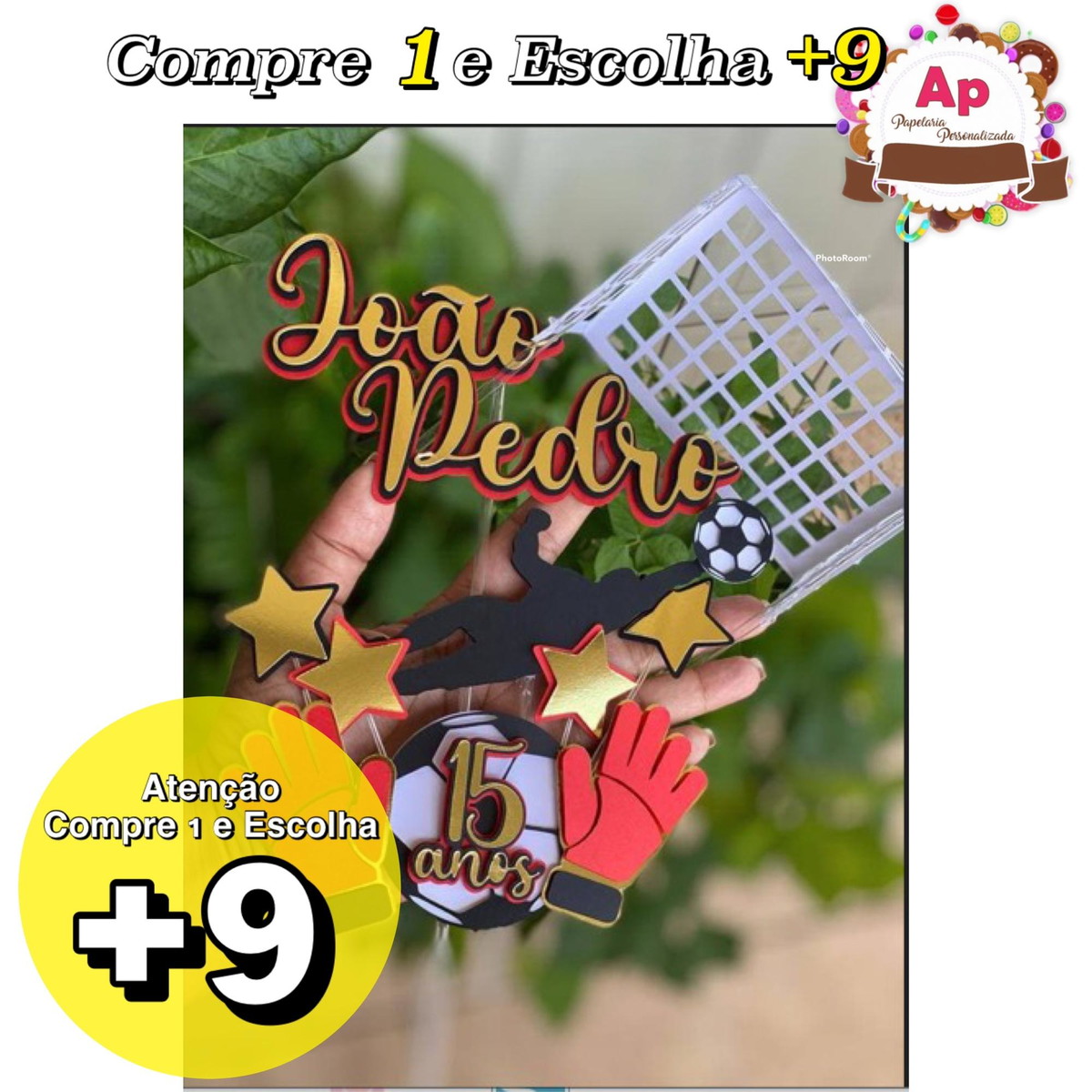Arquivo De Corte Topo De Bolo Futebol - Stuido 002