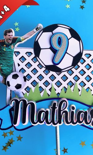 Arquivo de Corte Topo de Bolo Futebol