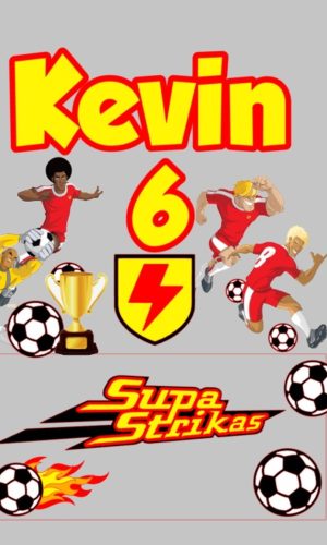 Arquivo De Corte Topo De Bolo Futebol Supa Strikas