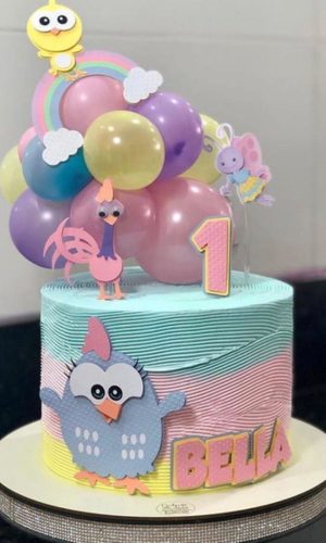 Arquivo de corte Topo de Bolo Galinha pintadinha STUDIO