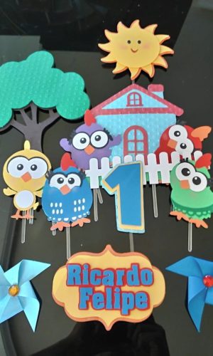 Arquivo de Corte -Topo de Bolo Galinha Pintadinha-STUDIO