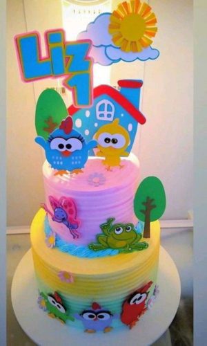 Arquivo de corte Topo de Bolo Galinha pintadinha Toy STUDIO
