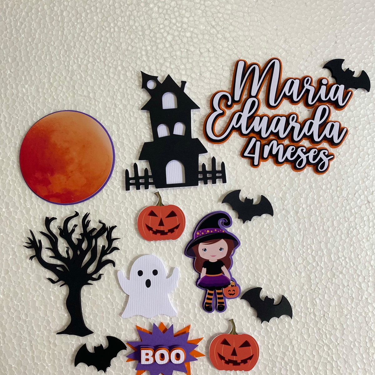 Arquivo de Corte Topo de Bolo Halloween Menina - Imagem 2