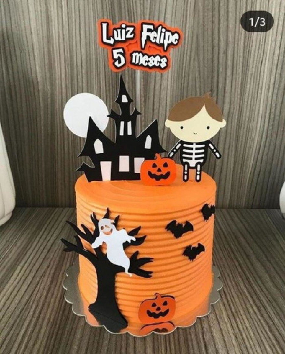 Arquivo de corte Topo de Bolo Halloween STUDIO