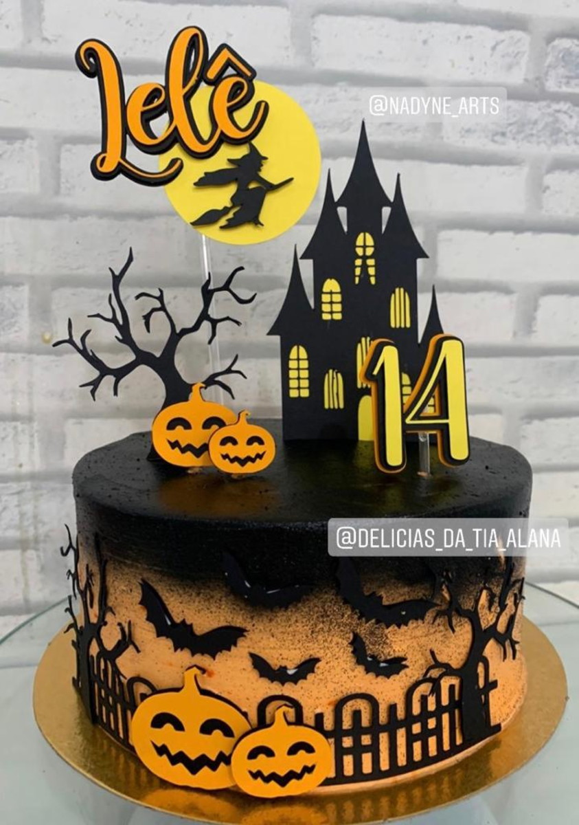 Arquivo de corte Topo de Bolo Helloween