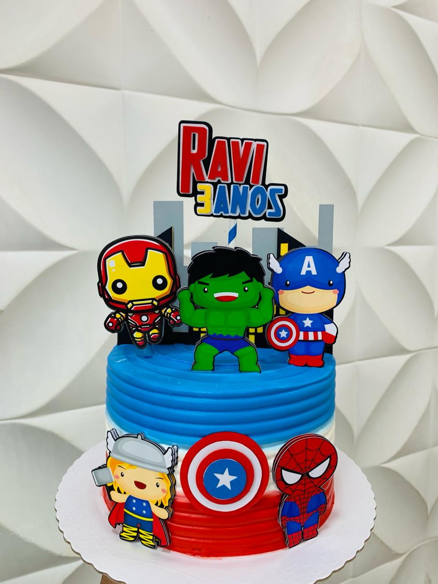 Arquivo de Corte Topo de Bolo Herois Cute