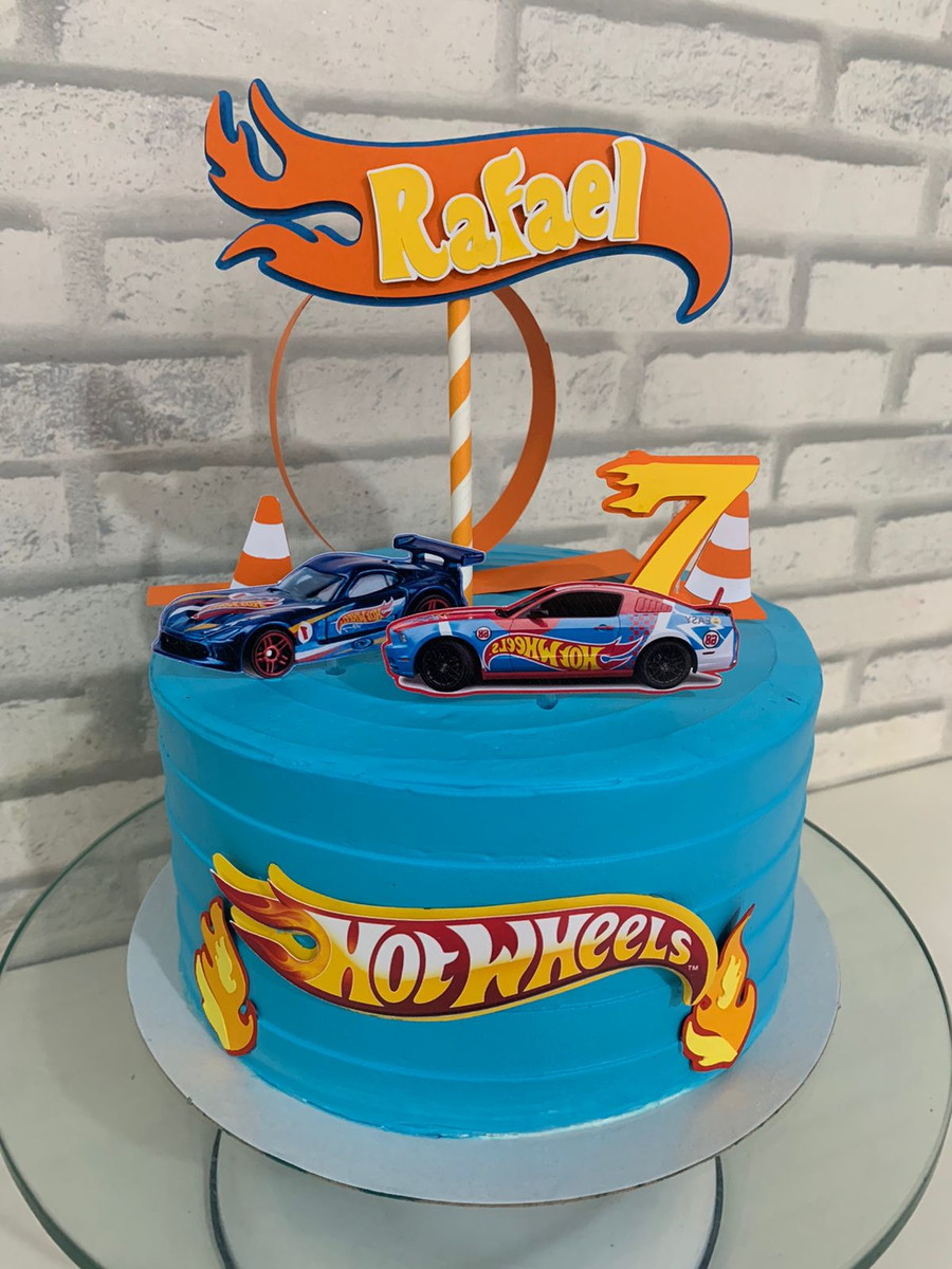 Arquivo de corte Topo de Bolo Hotwheels