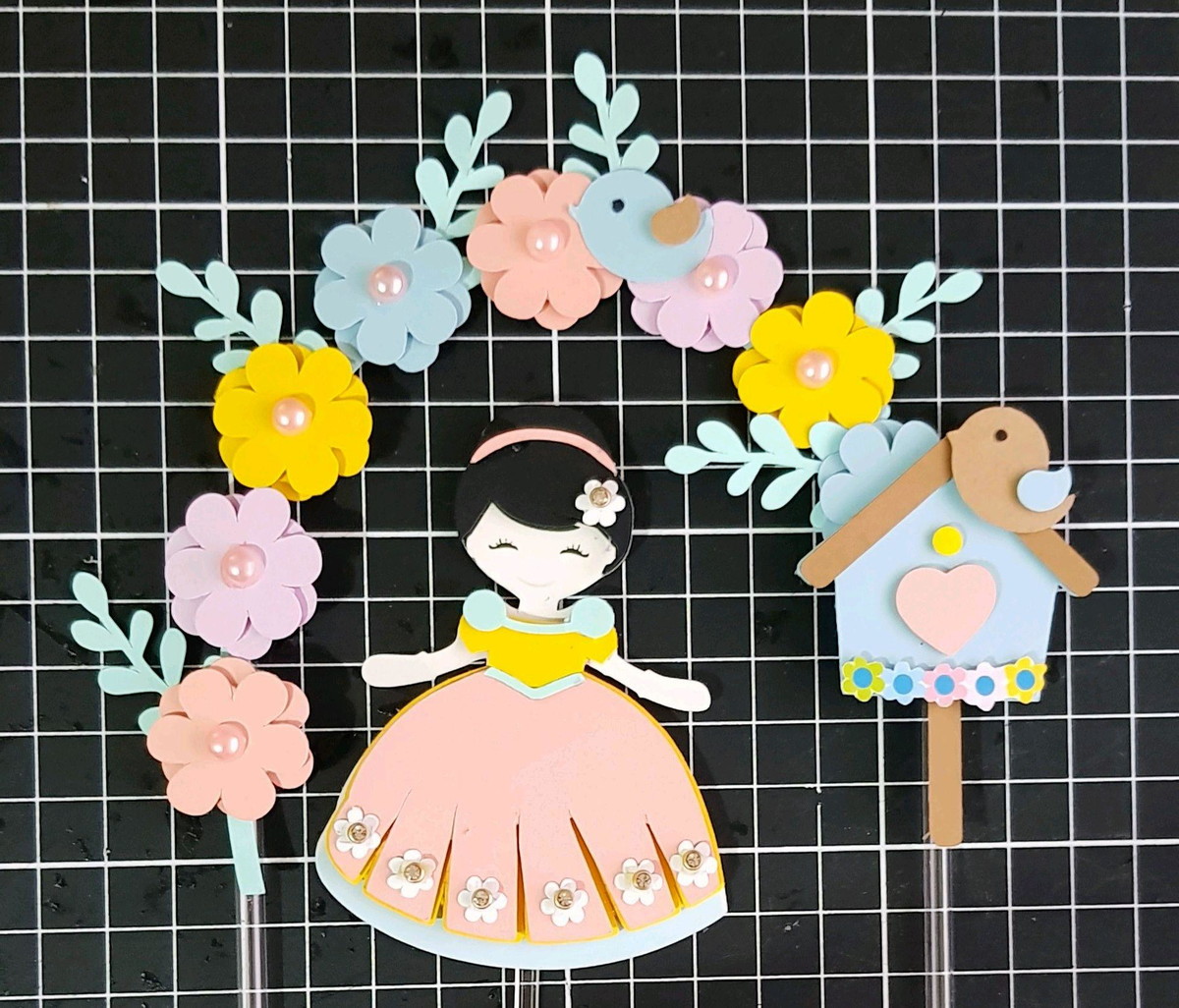 Arquivo de corte Topo de Bolo Jardim Encantado - Studio - Imagem 3
