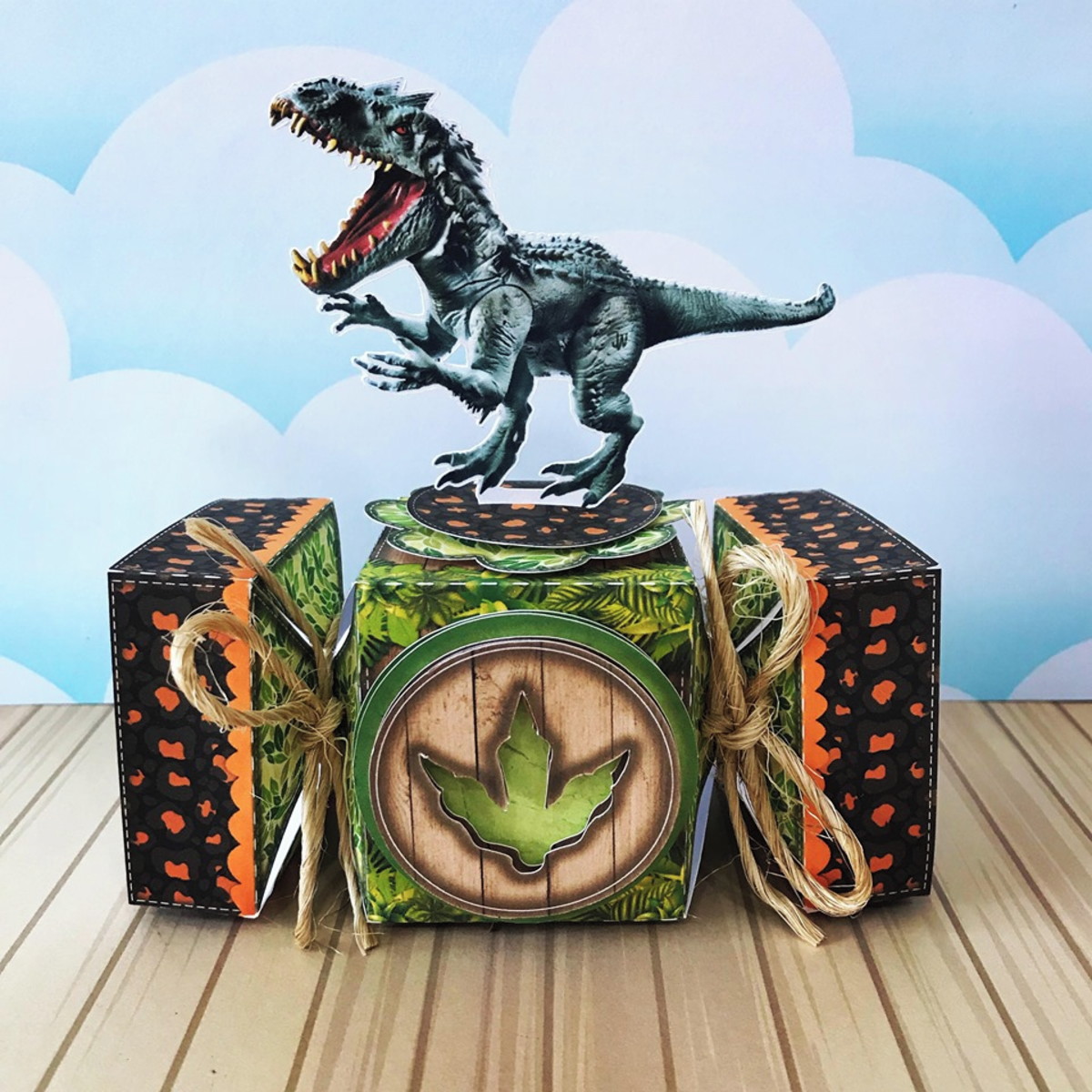 Arquivo de Corte Topo de Bolo Jurassic Park 2 CAMADAS + KIT - Imagem 5