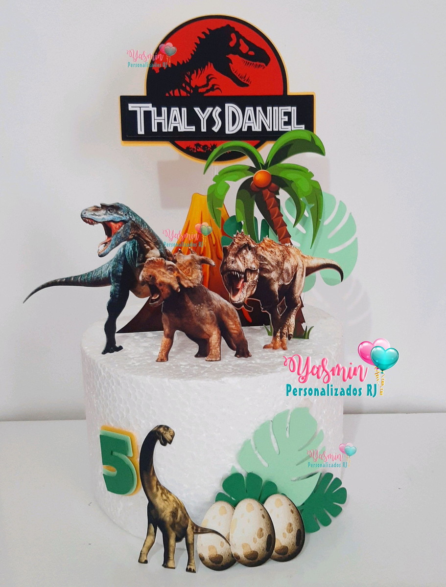 Arquivo de Corte Topo de Bolo Jurassic Park