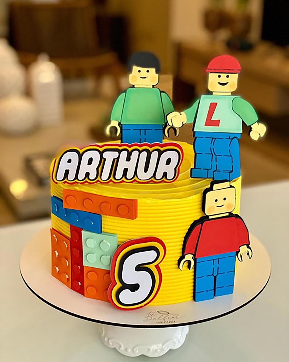 Arquivo de Corte Topo de Bolo Lego 002
