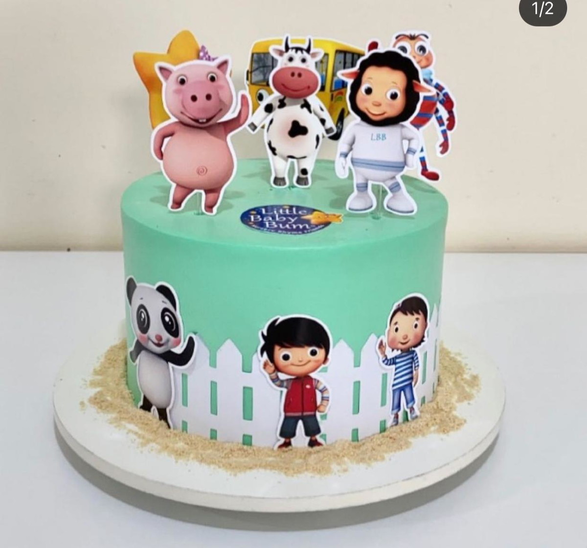 Arquivo de Corte Topo de Bolo Little Baby Bum - Imagem 2