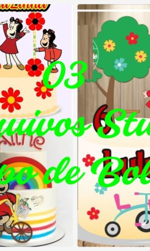 Arquivo de Corte Topo de Bolo - Luluzinha