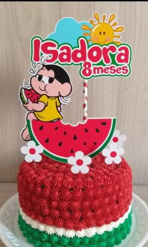 Arquivo de Corte Studio - Topo de Bolo Magali (033)