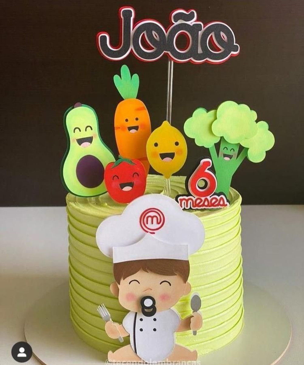 Arquivo de Corte Topo de Bolo Master Chef Baby