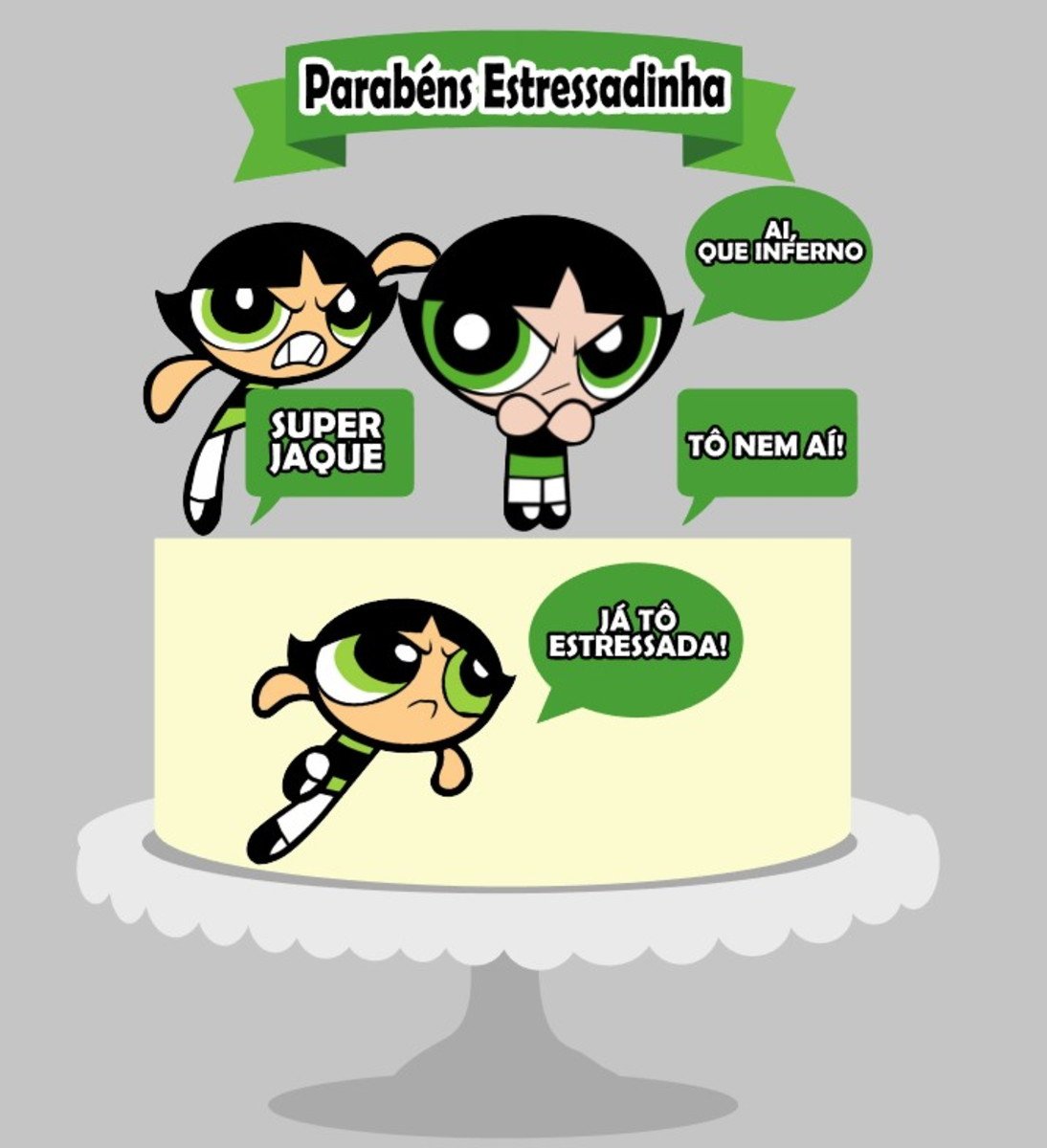 Arquivo de Corte - Topo de Bolo Meninas Super Poderosas