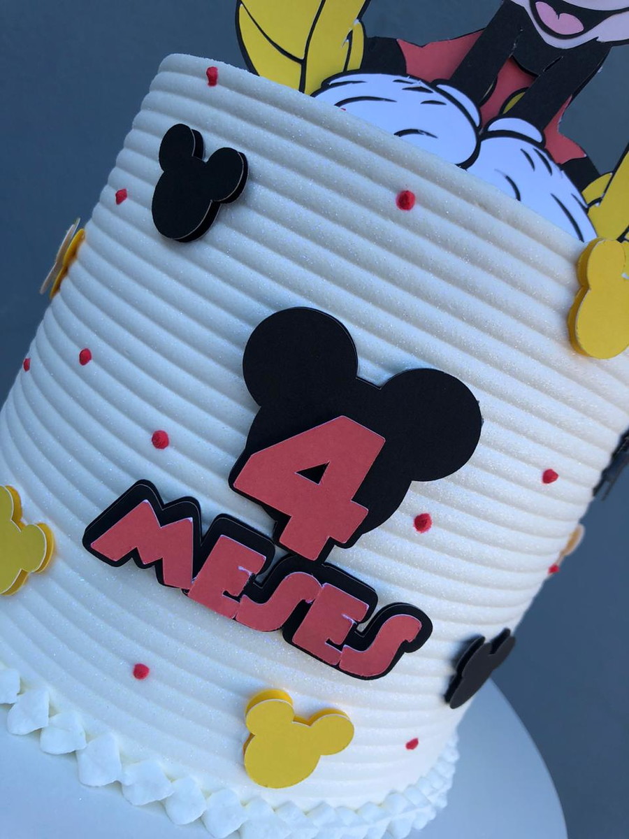 ARQUIVO DE CORTE Topo de Bolo - Mickey Camadas - Imagem 2