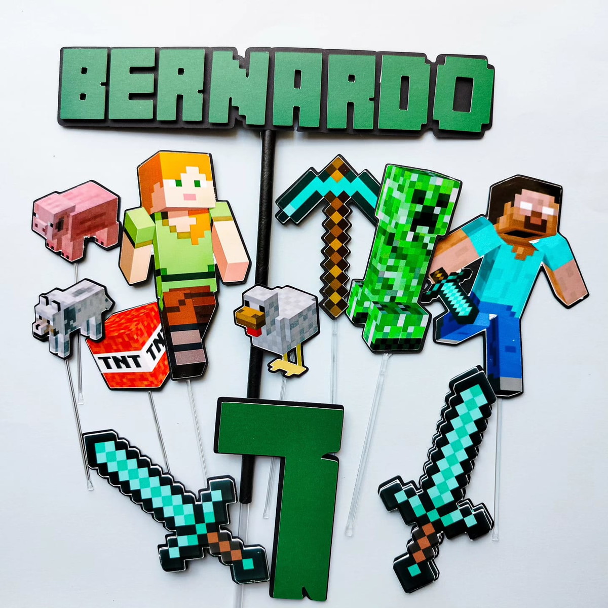 Arquivo de Corte - Topo de Bolo - Minecraft - Imagem 2