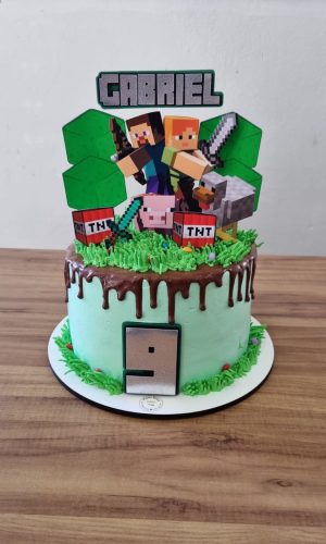 Arquivo de Corte - Topo de Bolo Minecraft